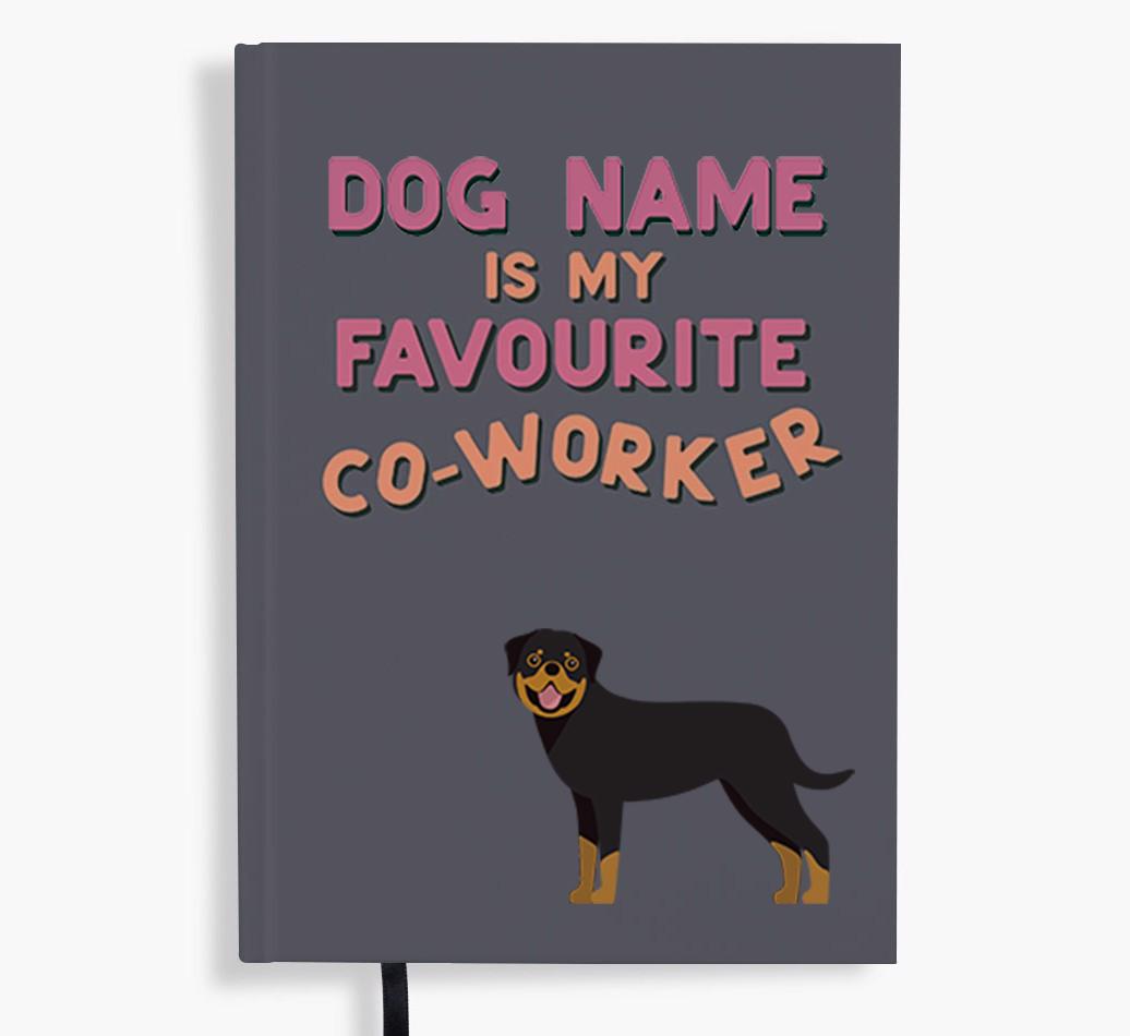 Favorite Co-Worker: Personalized {breedFullName} Notebook