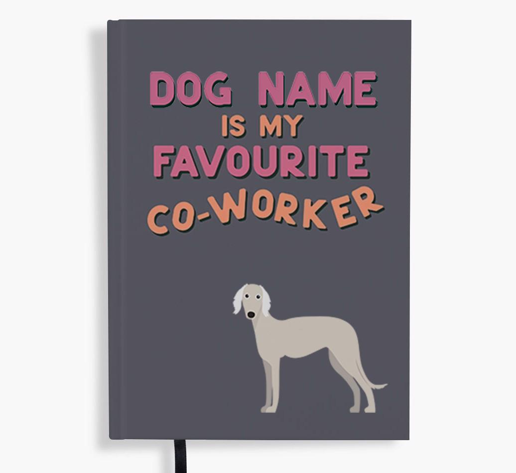 Favorite Co-Worker: Personalized {breedFullName} Notebook