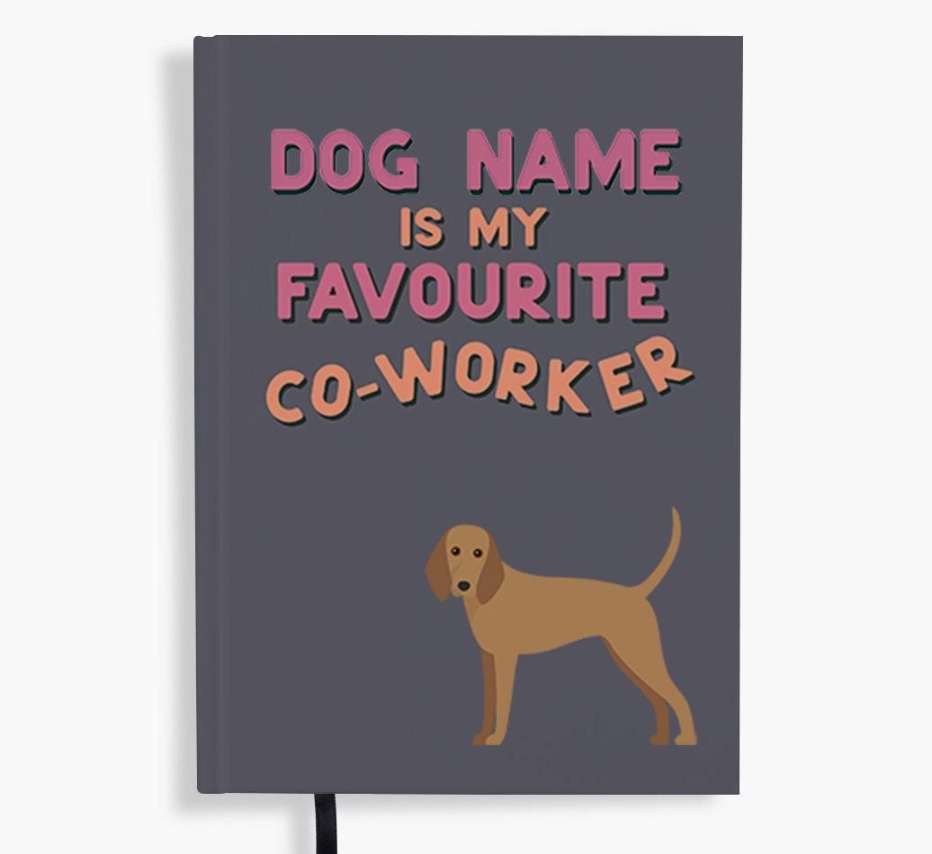 Favorite Co-Worker: Personalized {breedFullName} Notebook