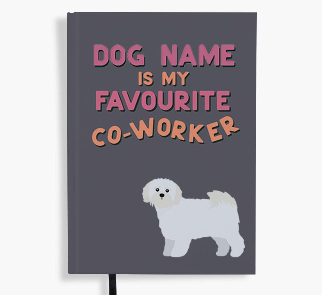 Favorite Co-Worker: Personalized {breedFullName} Notebook