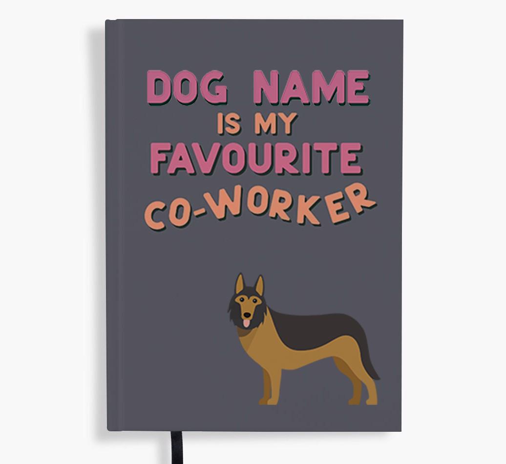 Favorite Co-Worker: Personalized {breedFullName} Notebook