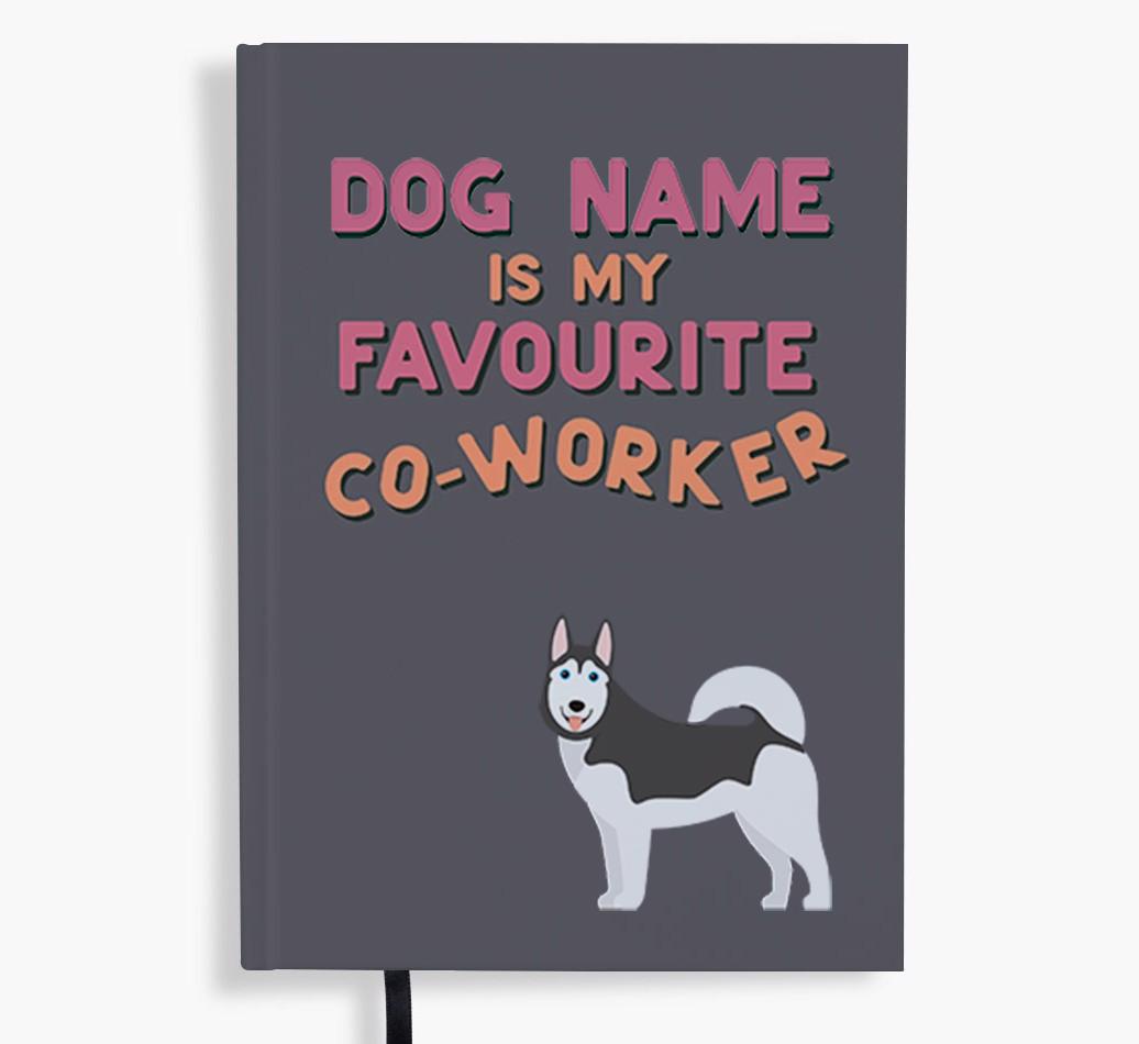 Favorite Co-Worker: Personalized {breedFullName} Notebook