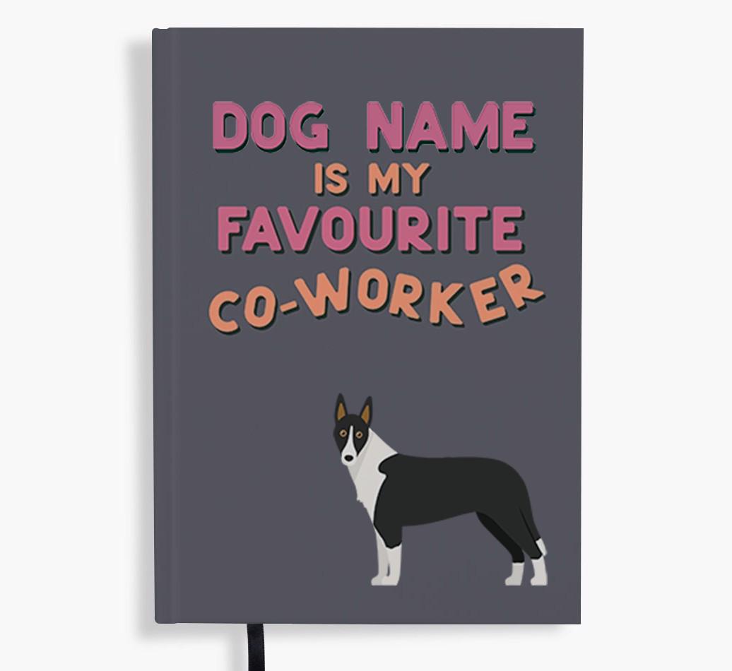 Favorite Co-Worker: Personalized {breedFullName} Notebook