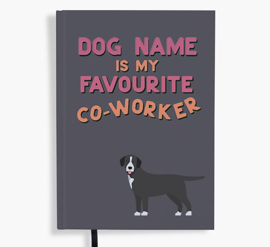 Favorite Co-Worker: Personalized {breedFullName} Notebook