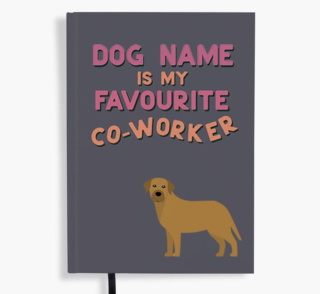 Favorite Co-Worker: Personalized {breedFullName} Notebook