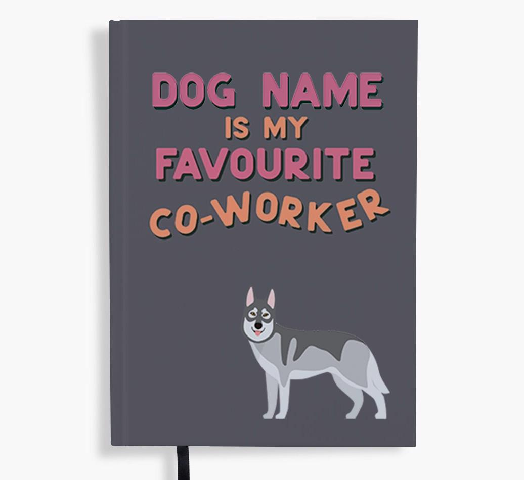 Favorite Co-Worker: Personalized {breedFullName} Notebook
