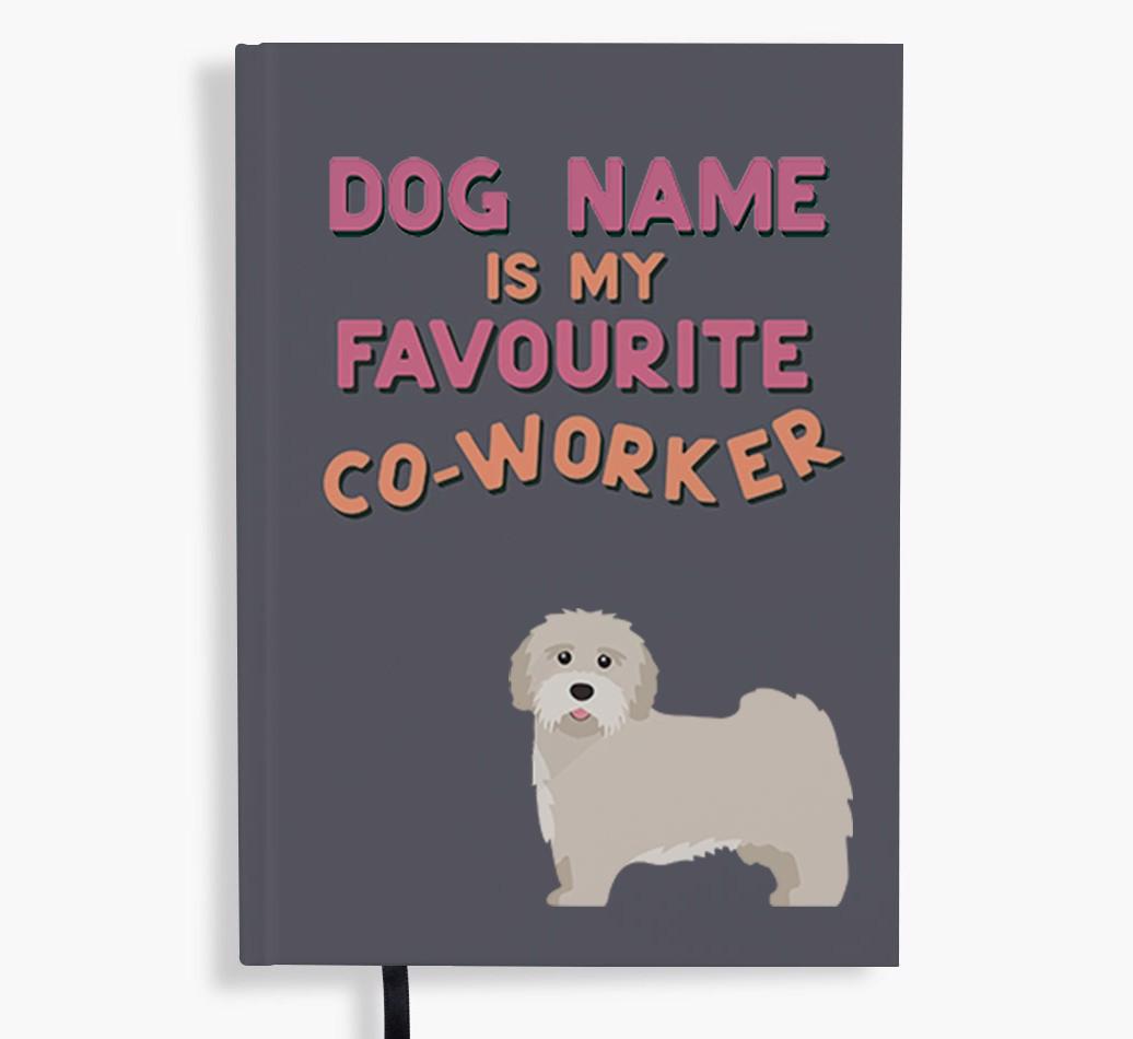Favorite Co-Worker: Personalized {breedFullName} Notebook