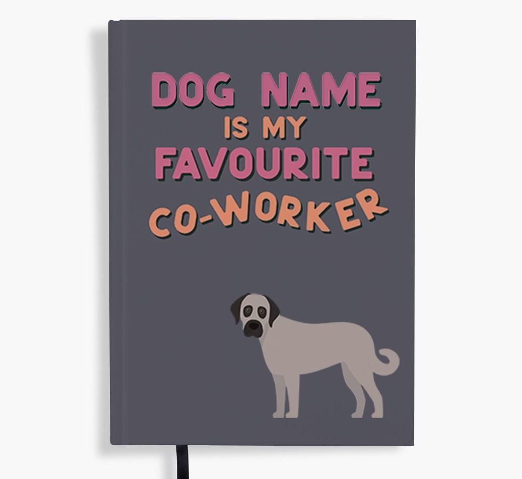 Favorite Co-Worker: Personalized {breedFullName} Notebook