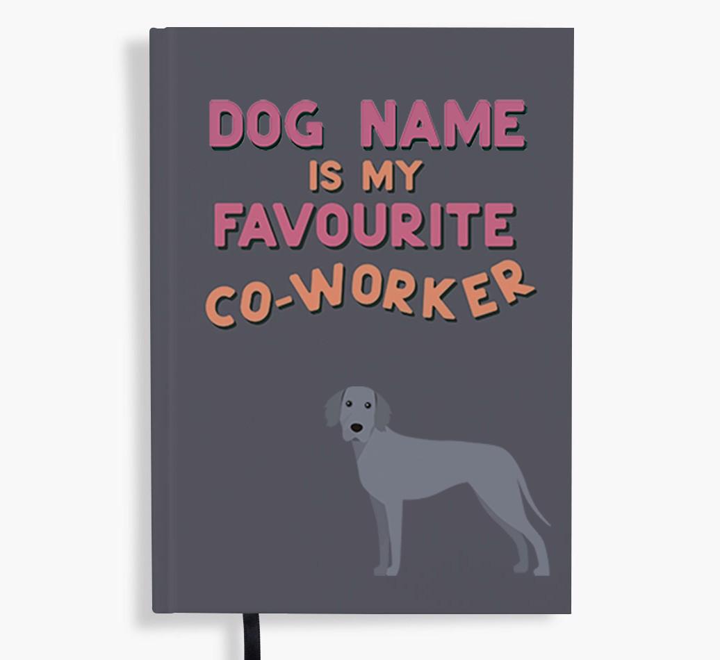 Favorite Co-Worker: Personalized {breedFullName} Notebook