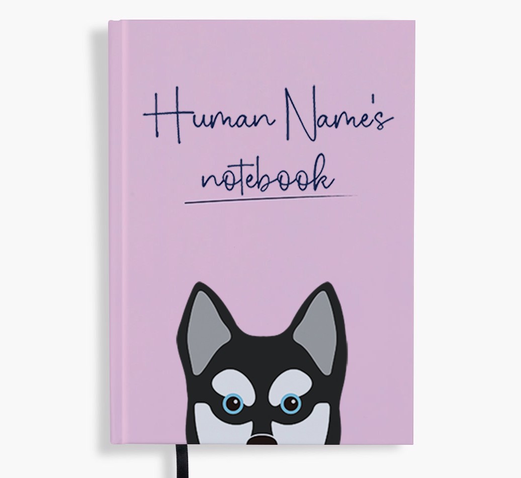 Handwritten: Personalised {breedFullName} Notebook