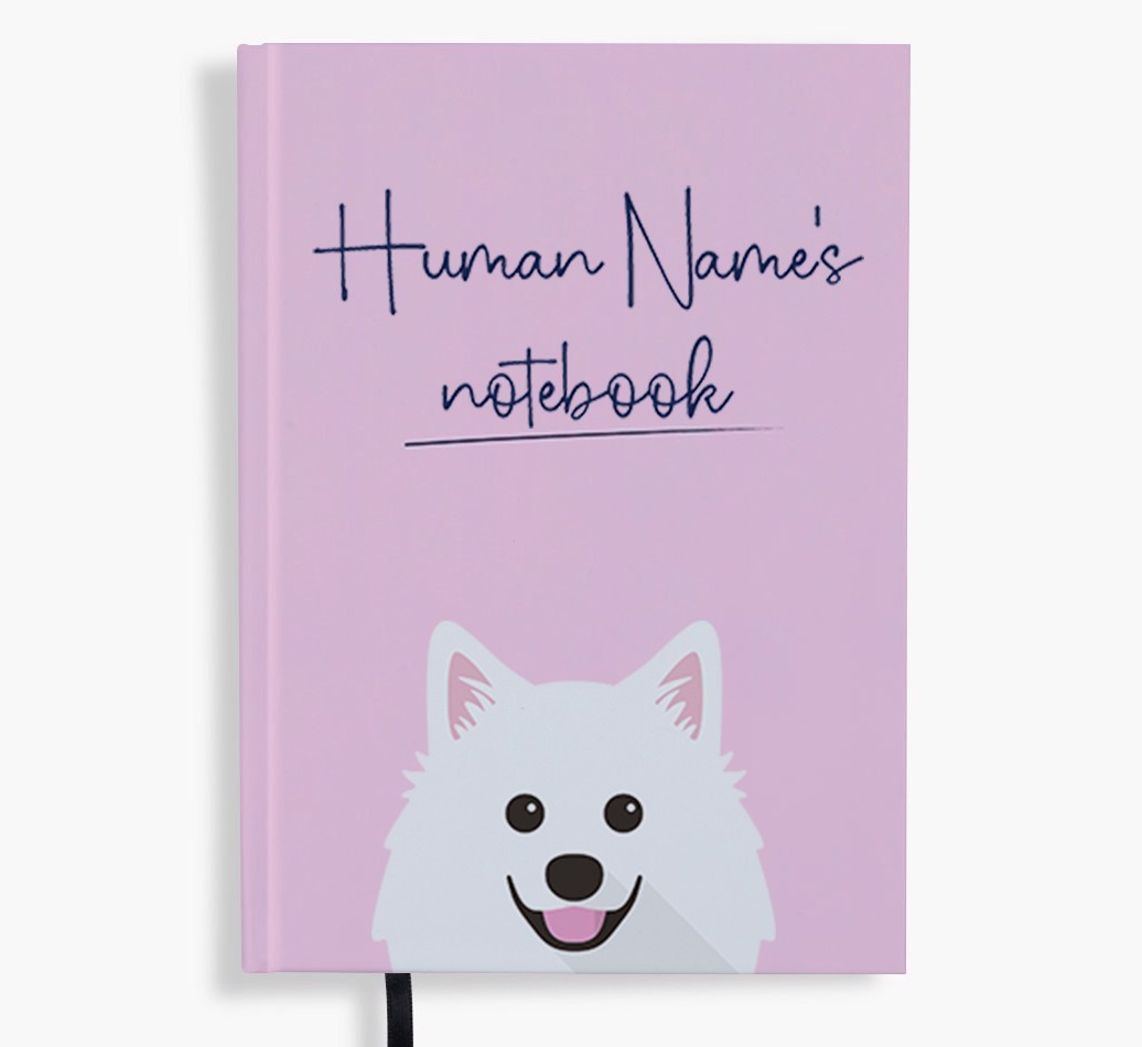 Handwritten: Personalised {breedFullName} Notebook