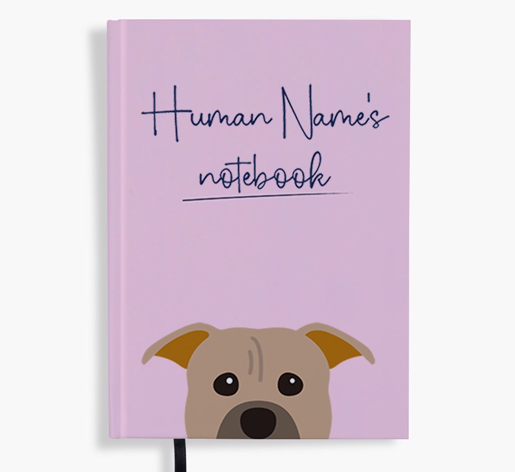 Handwritten: Personalized {breedFullName} Notebook