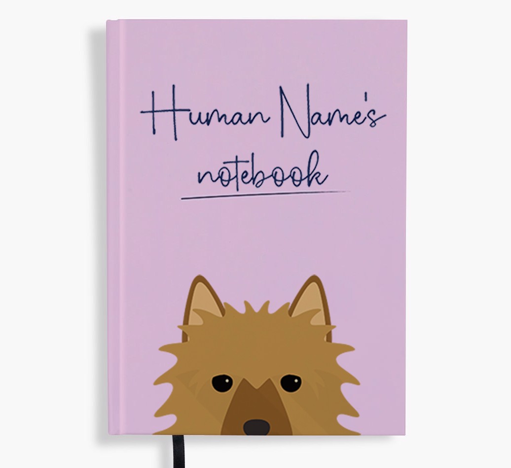 Handwritten: Personalised {breedFullName} Notebook