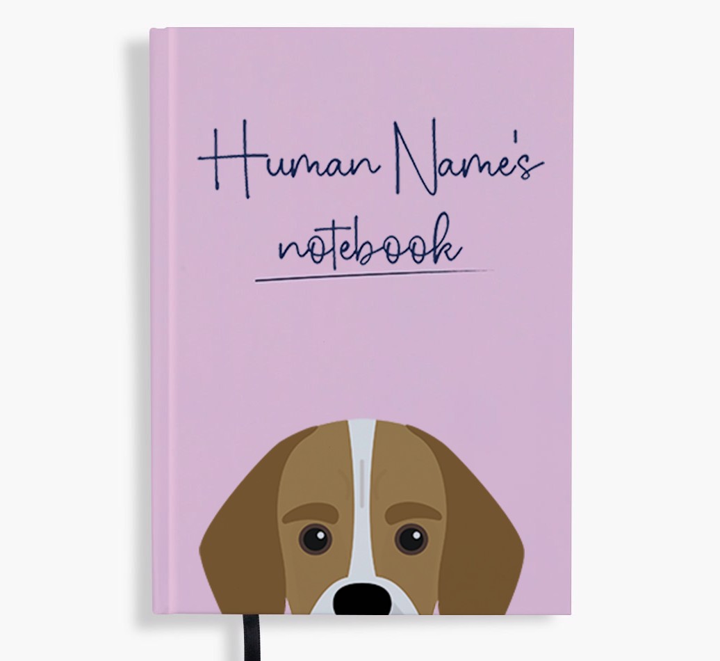 Handwritten: Personalised {breedFullName} Notebook