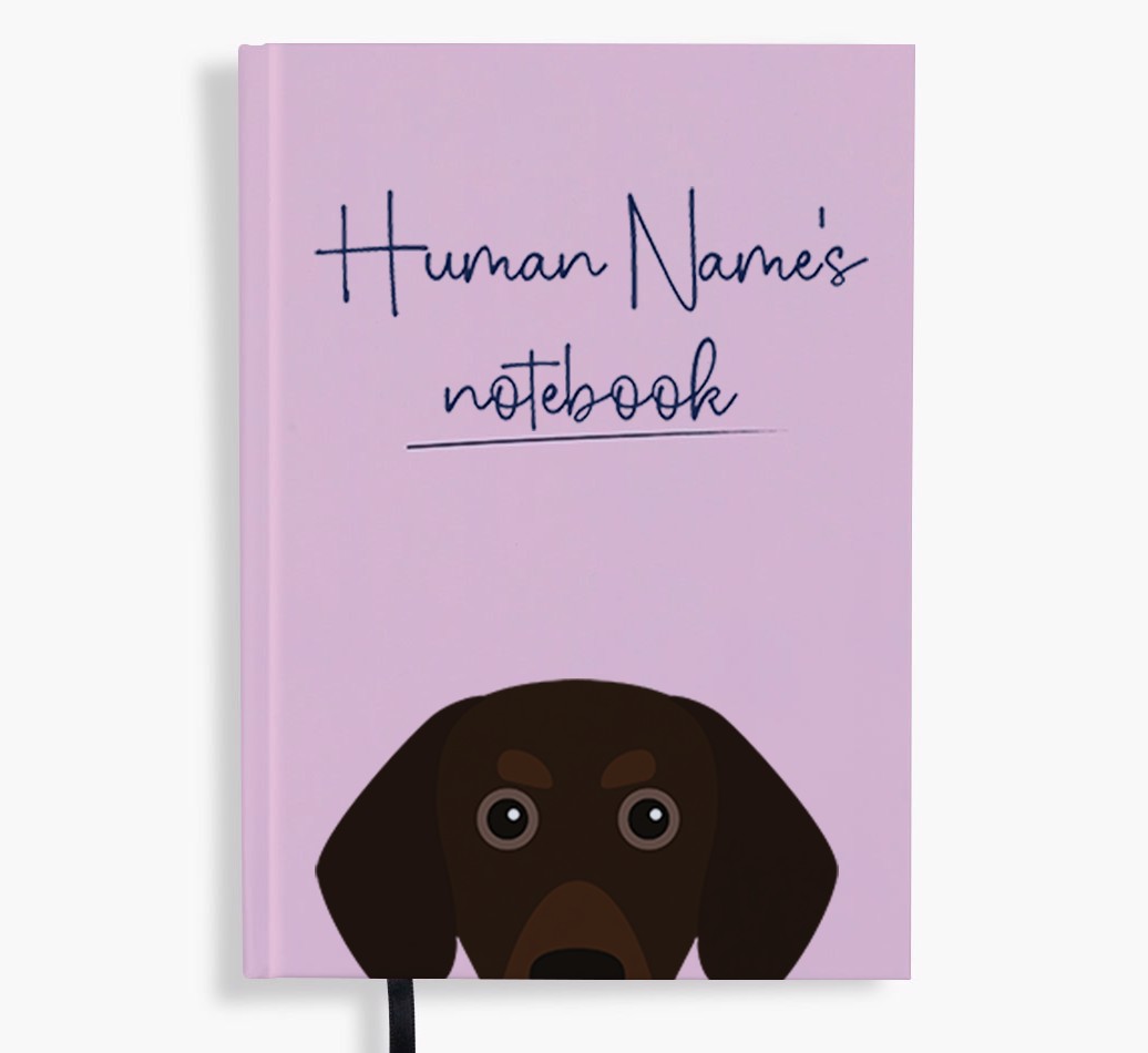 Handwritten: Personalised {breedFullName} Notebook