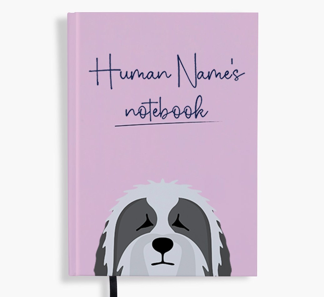 Handwritten: Personalized {breedFullName} Notebook