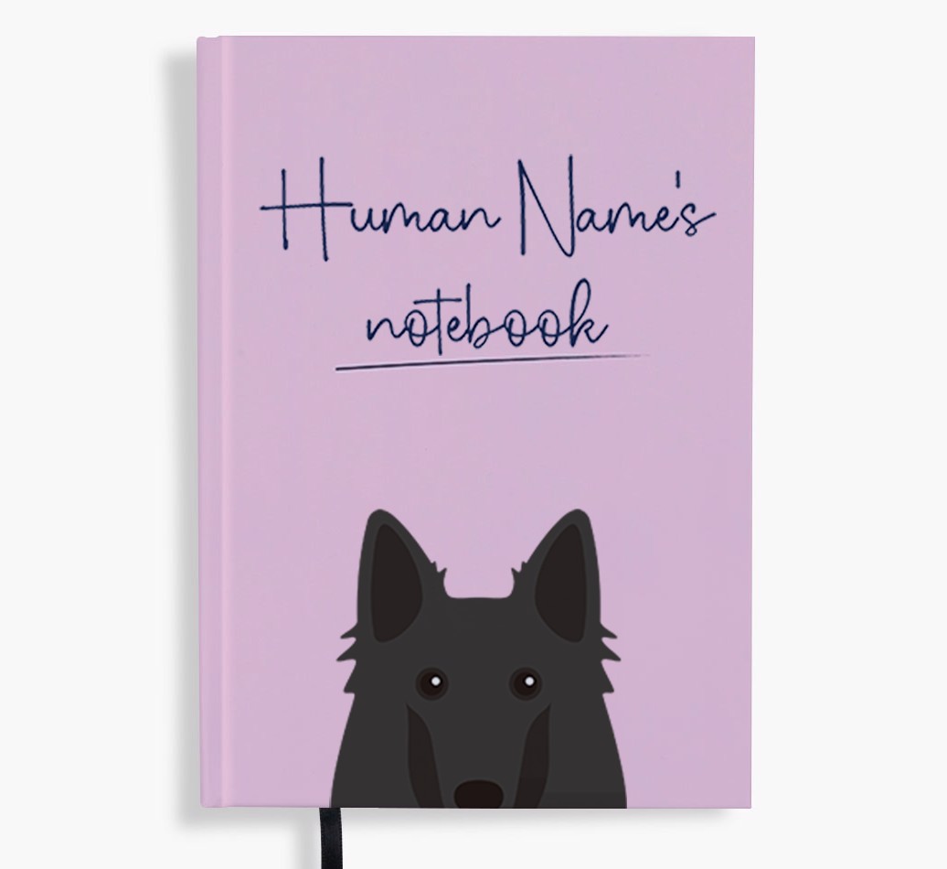 Handwritten: Personalised {breedFullName} Notebook