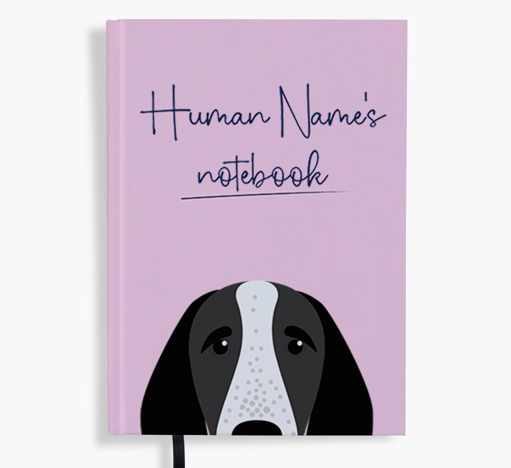 Handwritten: Personalised {breedFullName} Notebook