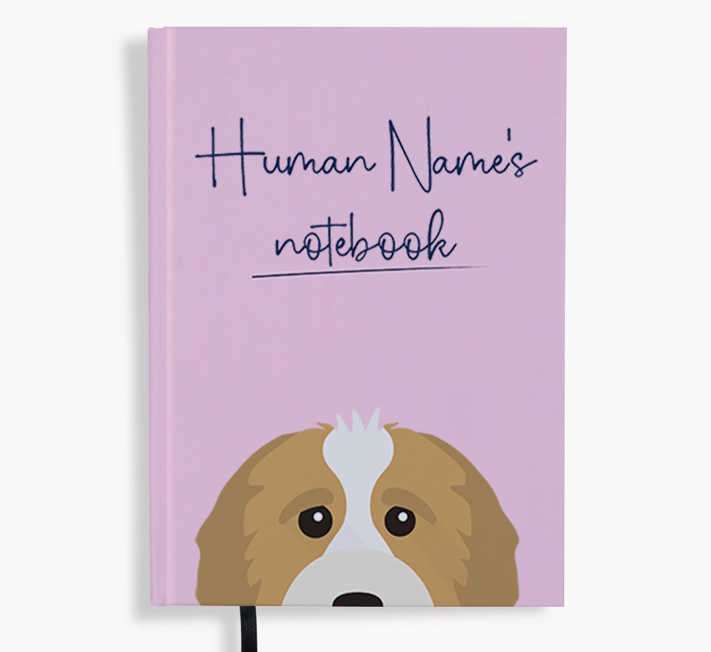Handwritten: Personalised {breedFullName} Notebook
