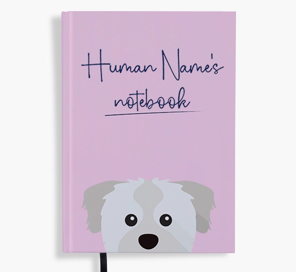 Handwritten: Personalised {breedFullName} Notebook