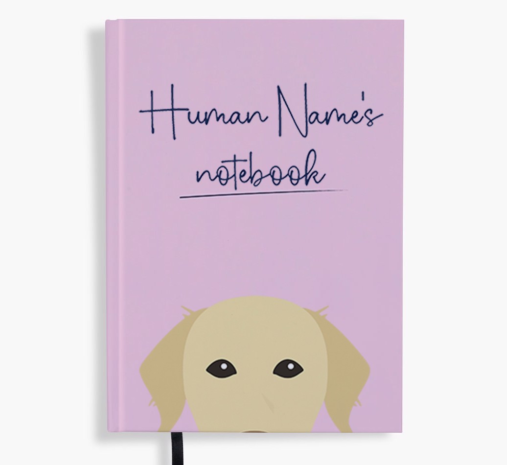 Handwritten: Personalised {breedFullName} Notebook