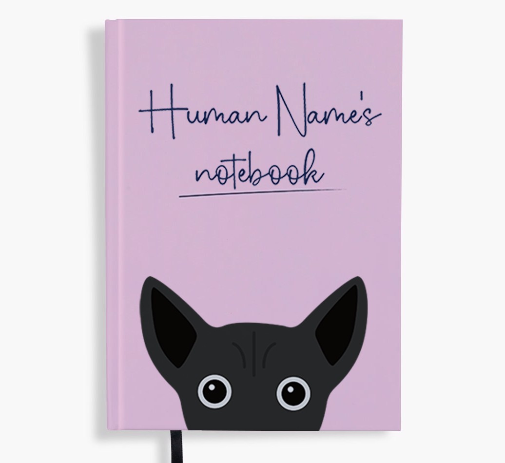 Handwritten: Personalised {breedFullName} Notebook