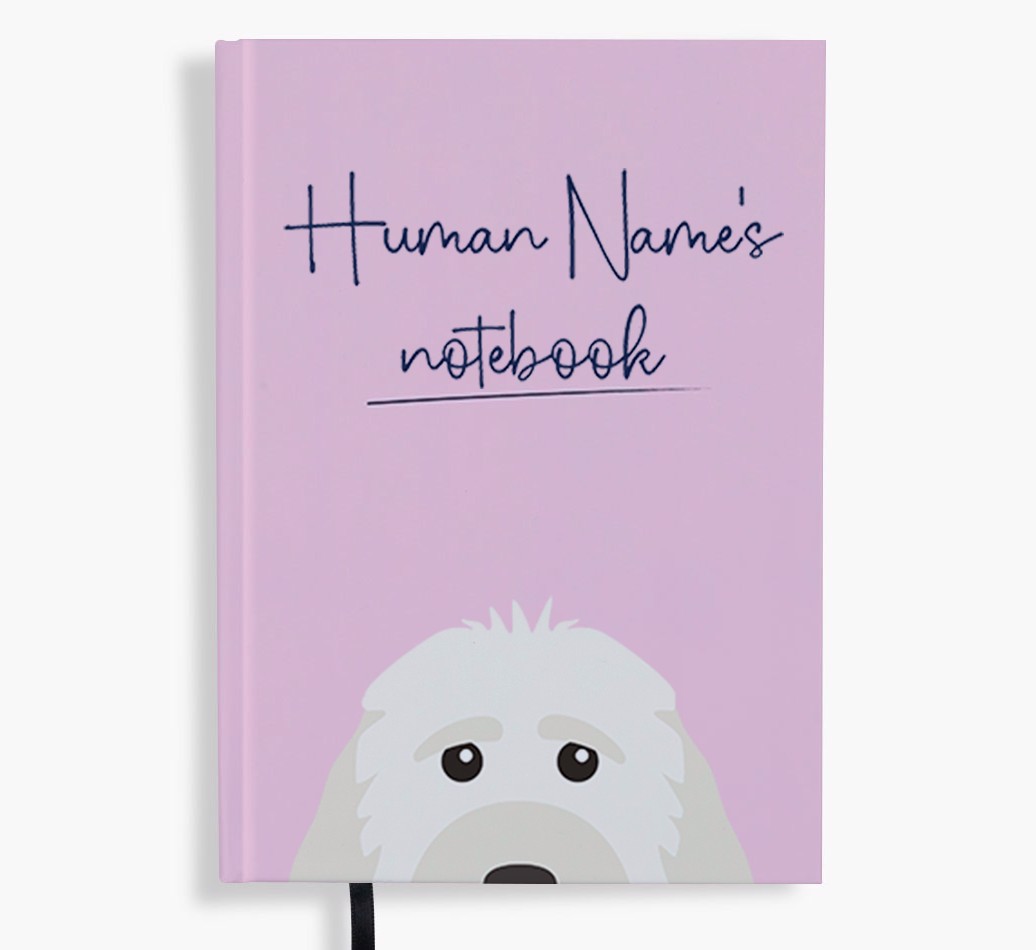 Handwritten: Personalised {breedFullName} Notebook