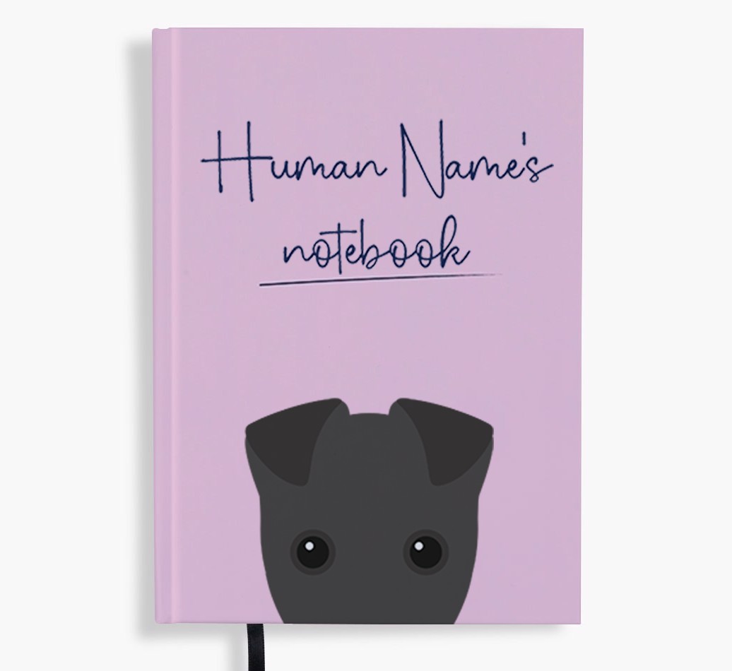 Handwritten: Personalised {breedFullName} Notebook