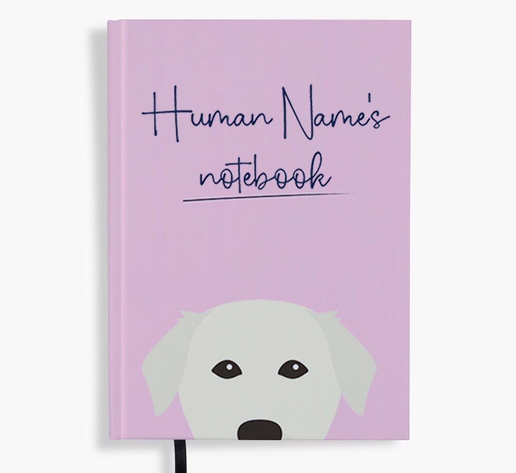 Handwritten: Personalised {breedFullName} Notebook