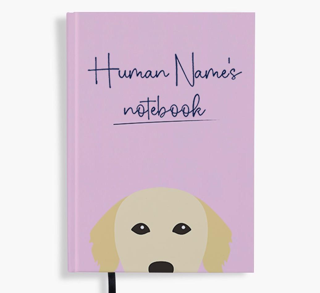 Handwritten: Personalized {breedFullName} Notebook