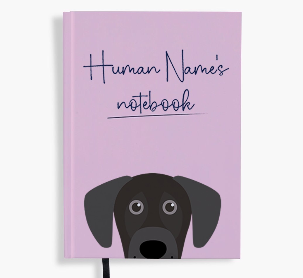 Handwritten: Personalized {breedFullName} Notebook