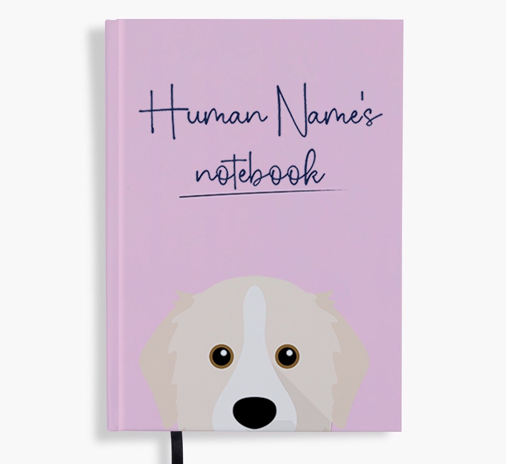 Handwritten: Personalised {breedFullName} Notebook