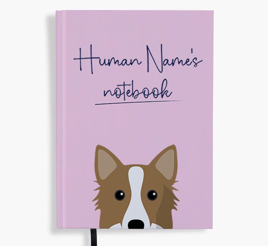 Handwritten: Personalised {breedFullName} Notebook