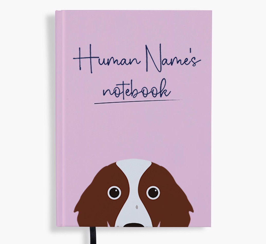 Handwritten: Personalised {breedFullName} Notebook