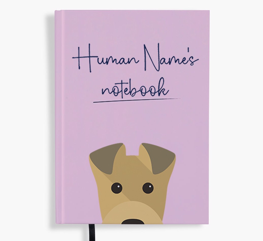 Handwritten: Personalised {breedFullName} Notebook