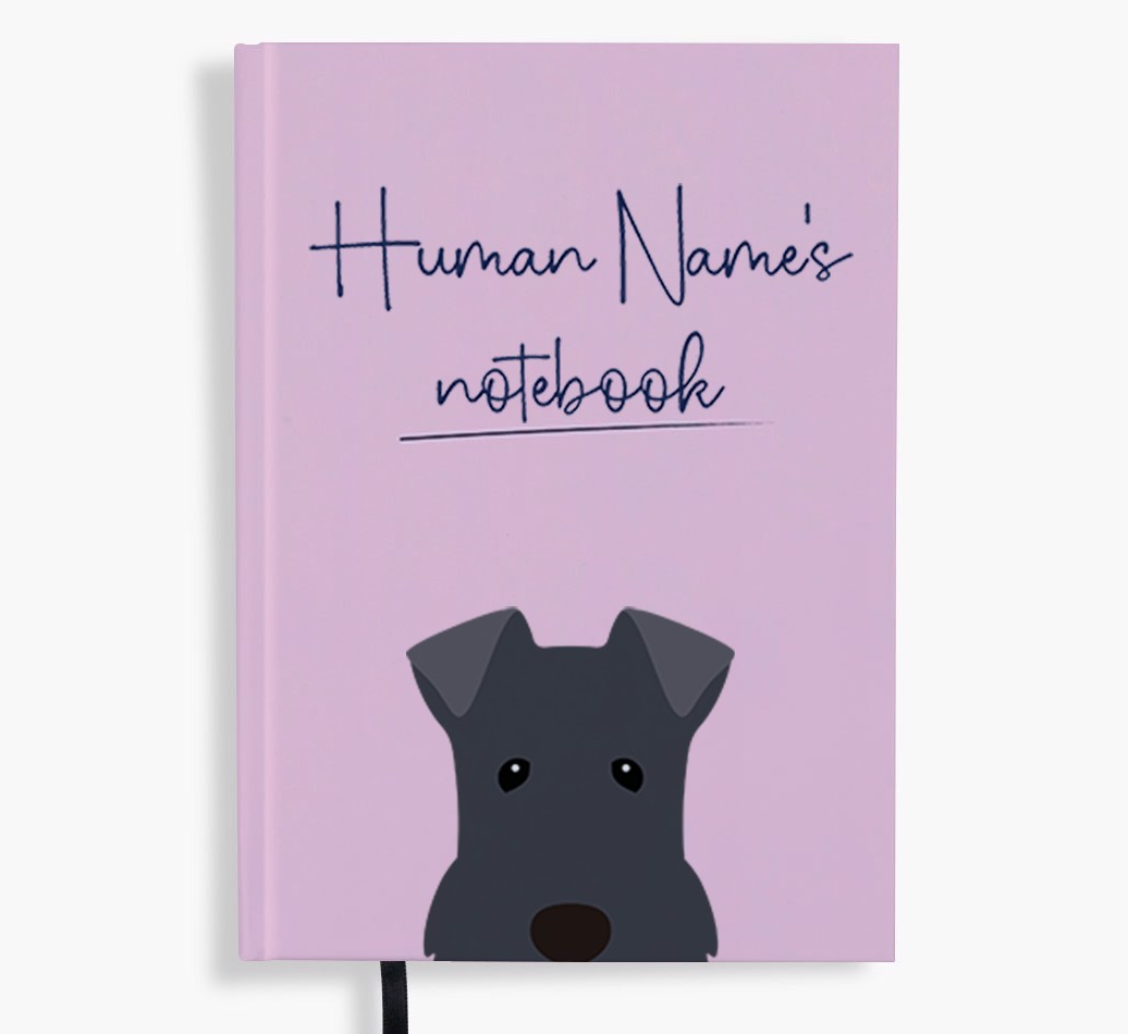 Handwritten: Personalised {breedFullName} Notebook