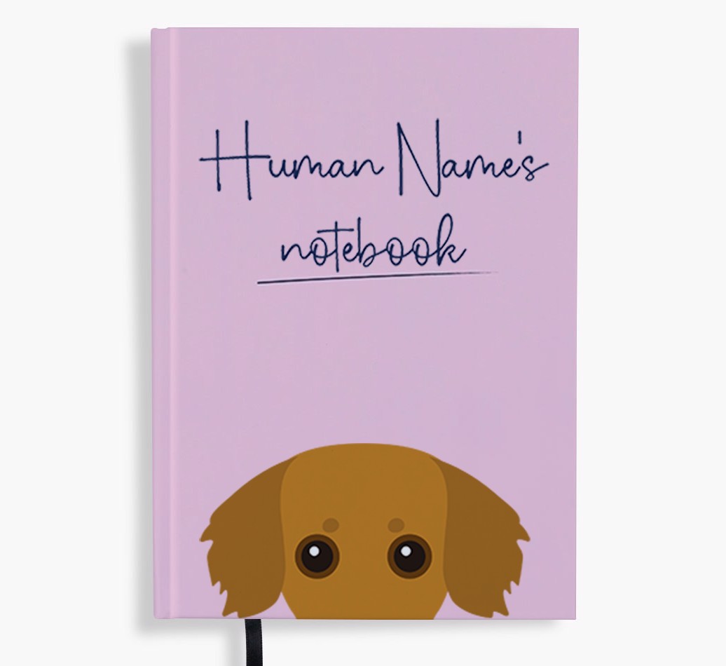 Handwritten: Personalised {breedFullName} Notebook