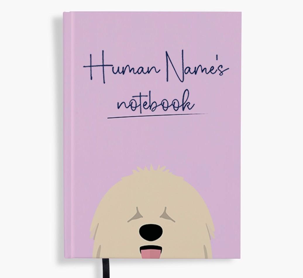 Handwritten: Personalized {breedFullName} Notebook