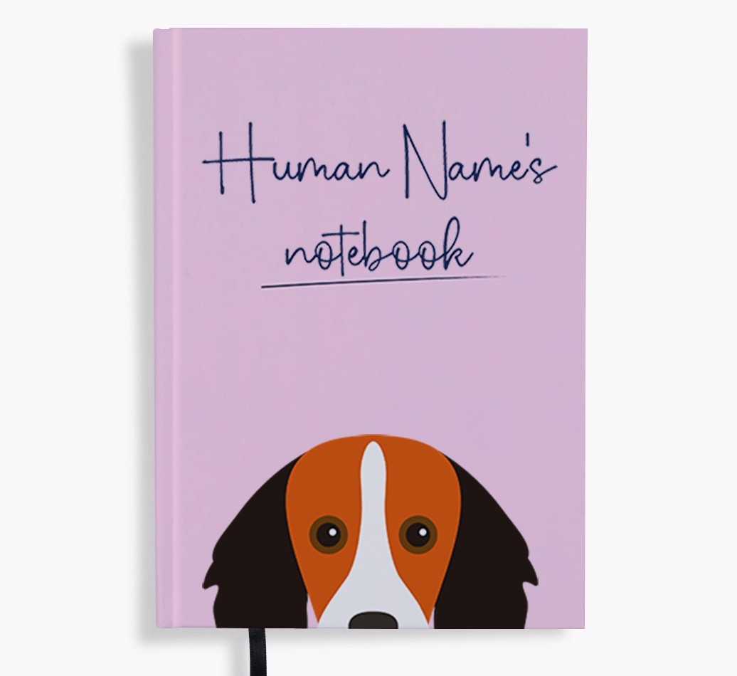 Handwritten: Personalised {breedFullName} Notebook