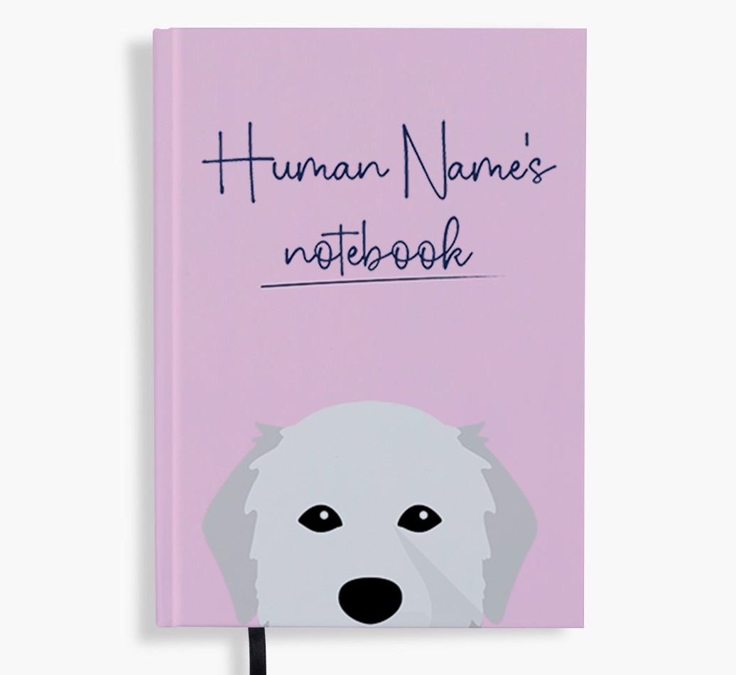 Handwritten: Personalised {breedFullName} Notebook