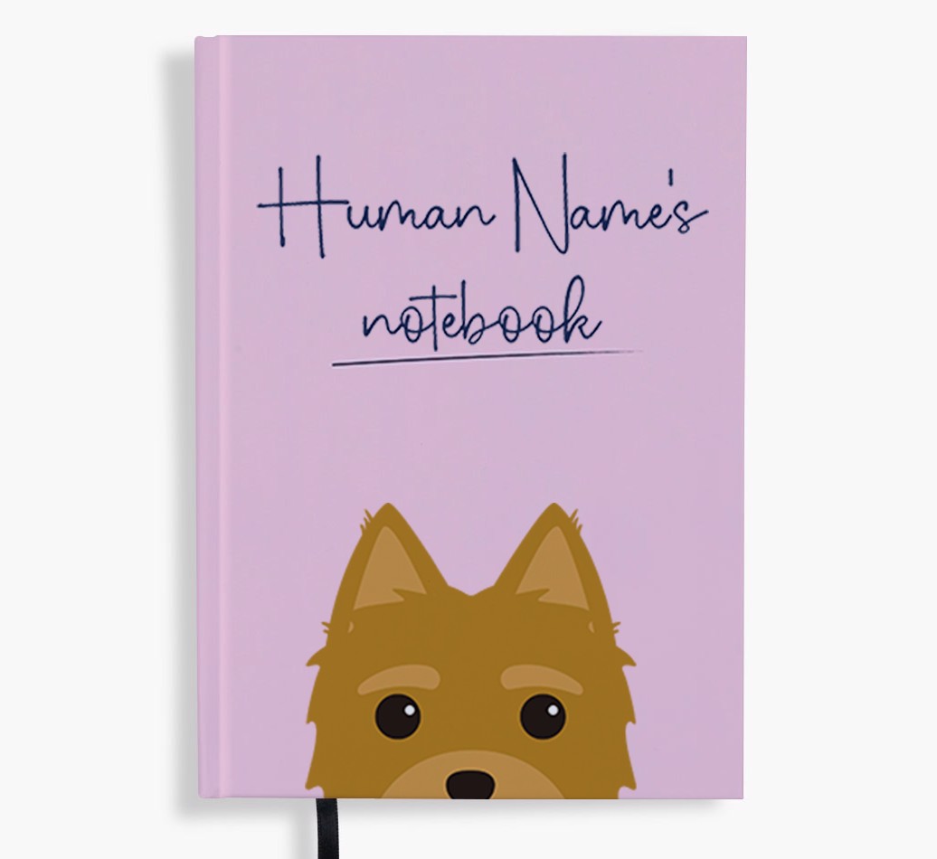 Handwritten: Personalised {breedFullName} Notebook