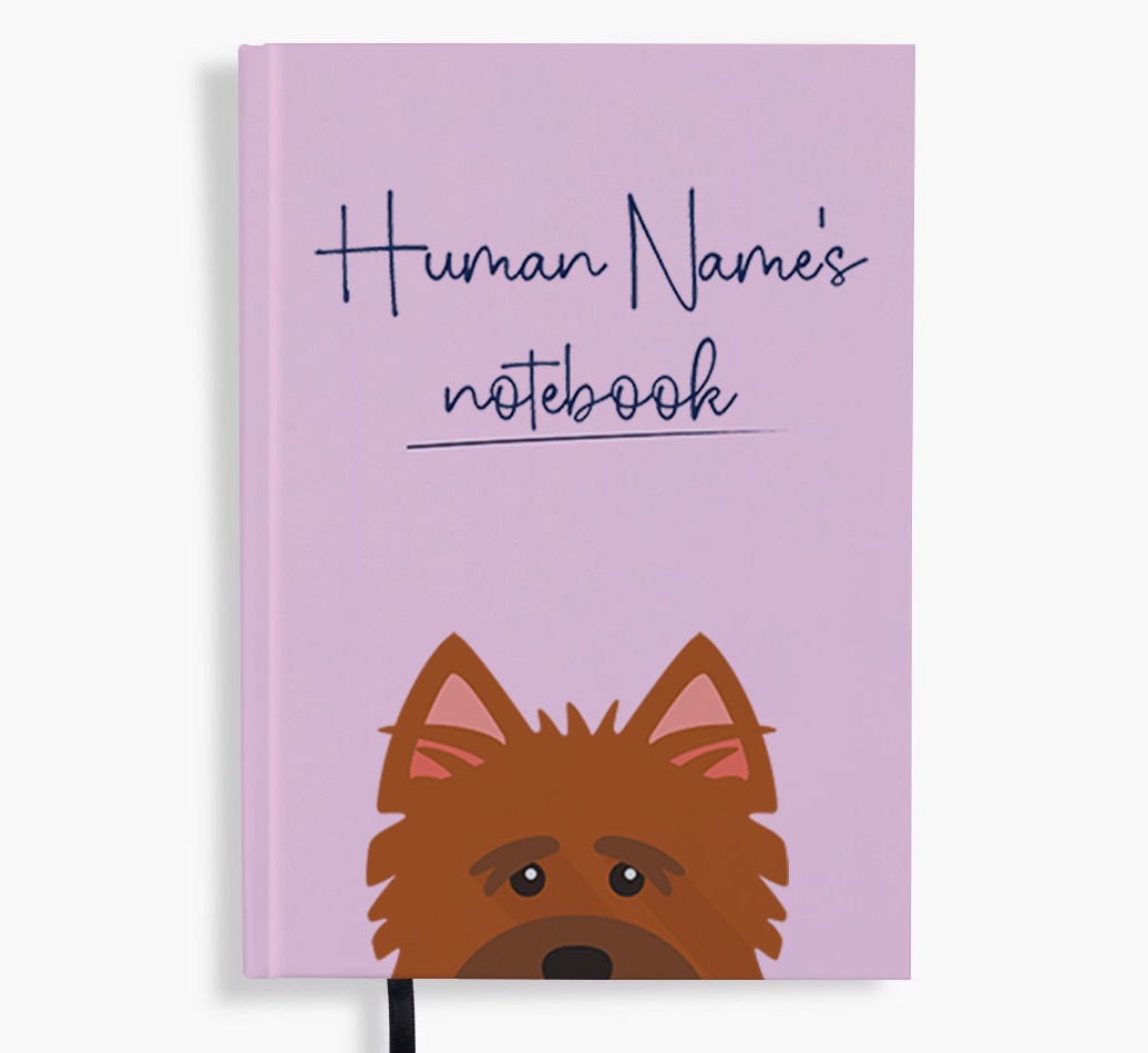 Handwritten: Personalised {breedFullName} Notebook