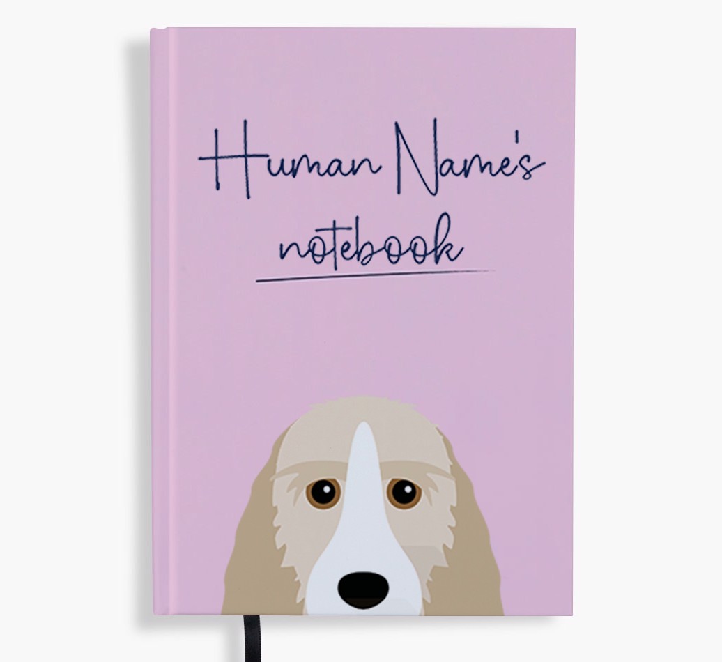 Handwritten: Personalized {breedFullName} Notebook