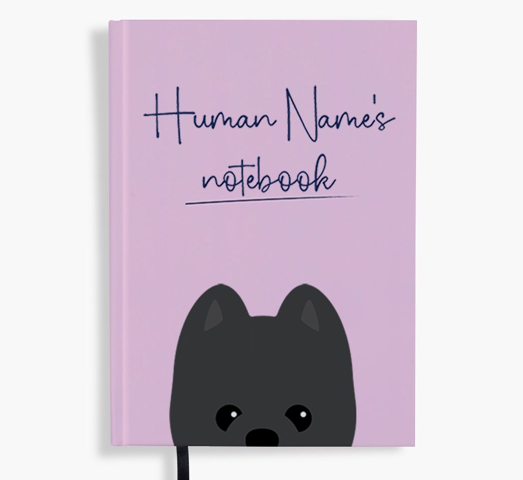 Handwritten: Personalised {breedFullName} Notebook
