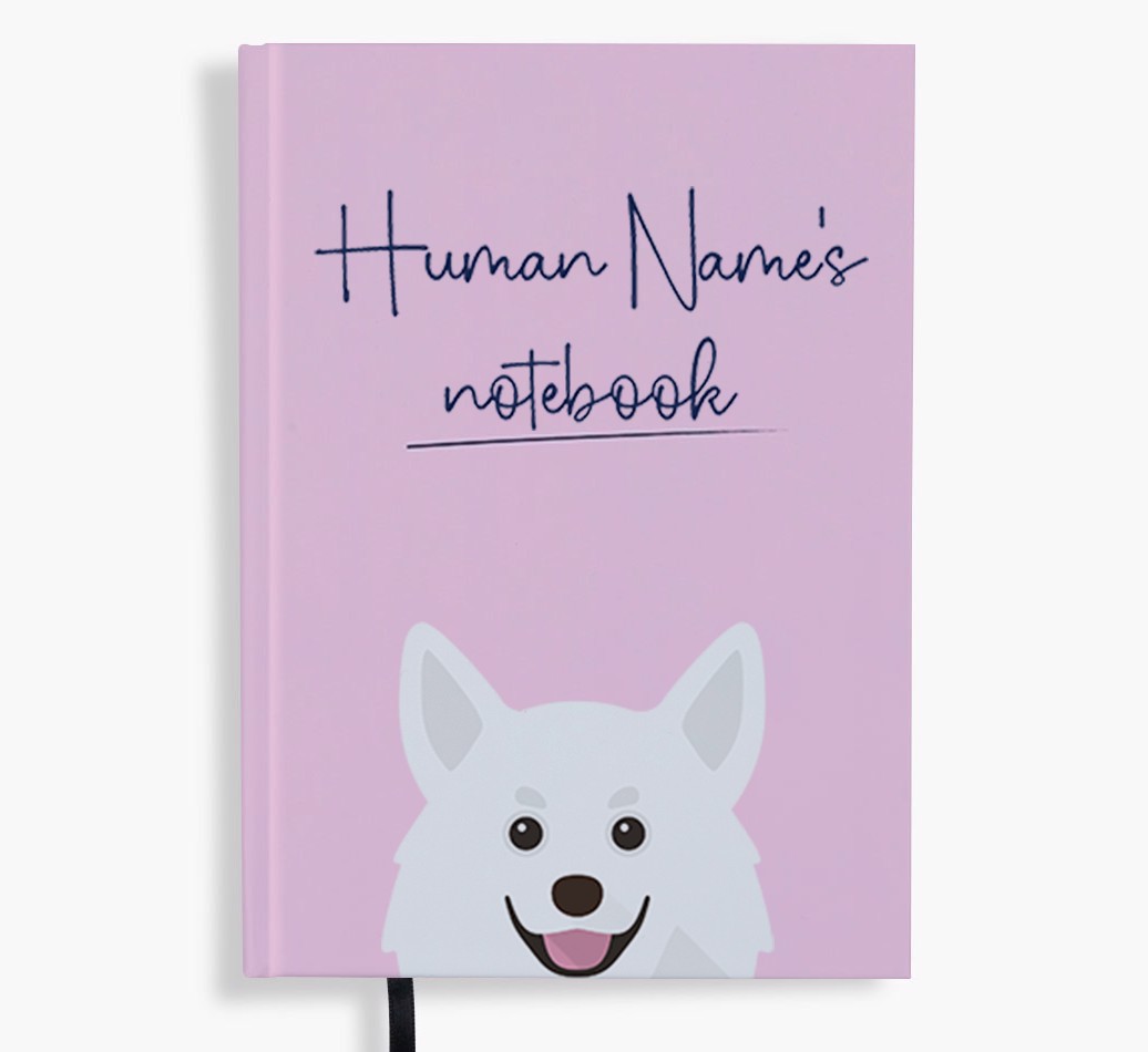 Handwritten: Personalised {breedFullName} Notebook