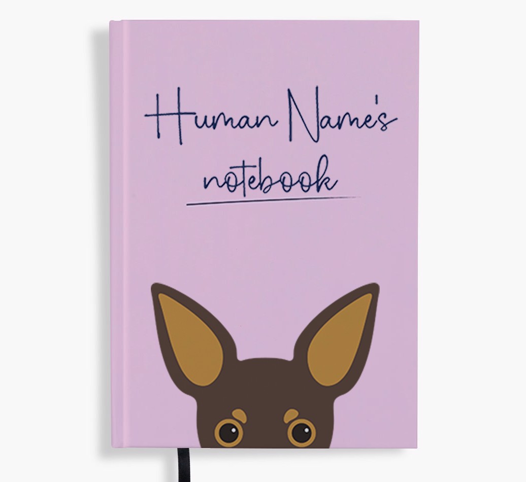 Handwritten: Personalised {breedFullName} Notebook