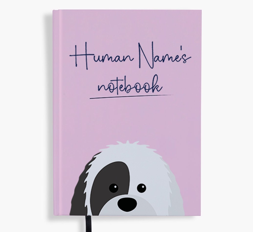 Handwritten: Personalized {breedFullName} Notebook