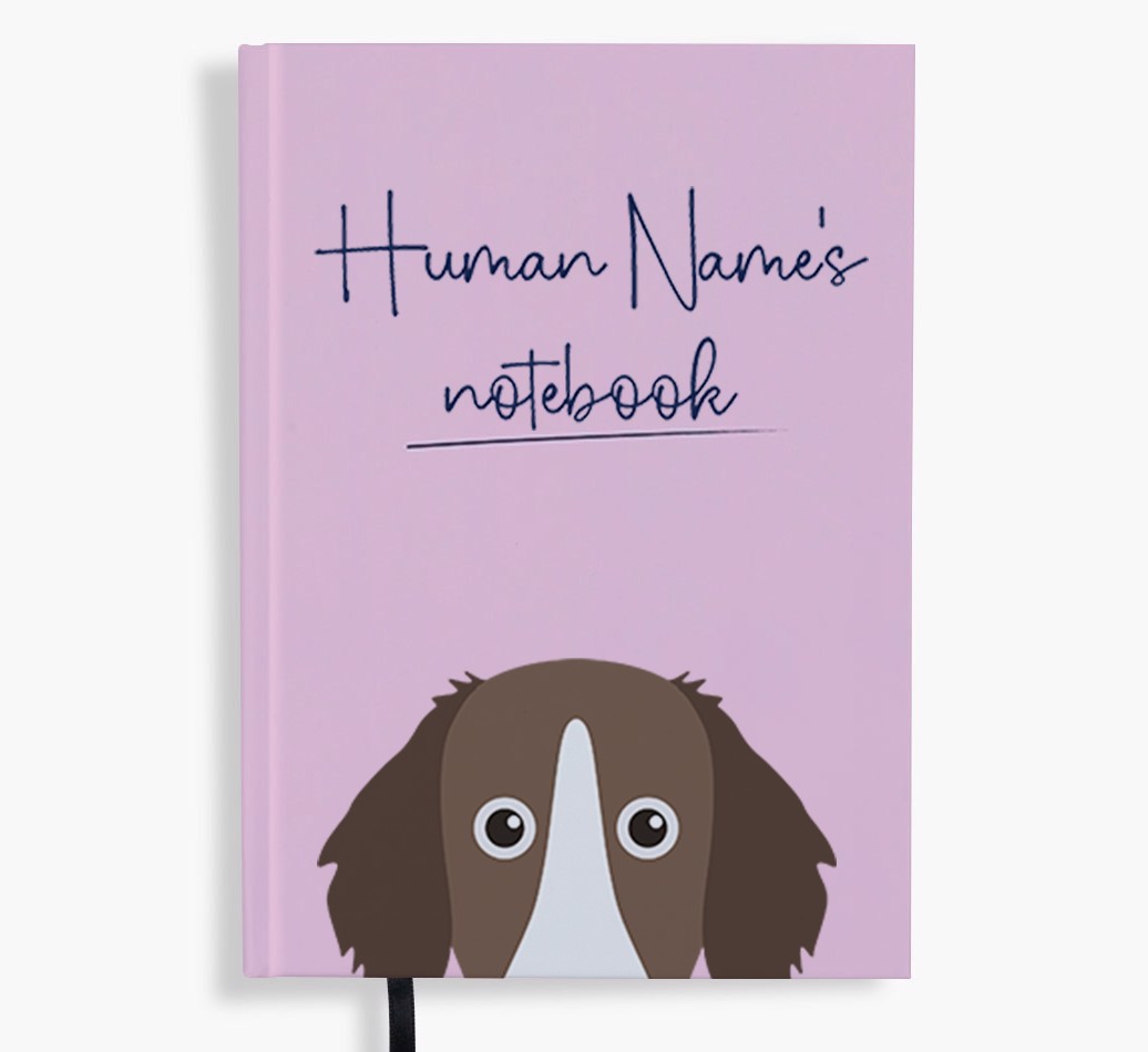 Handwritten: Personalised {breedFullName} Notebook