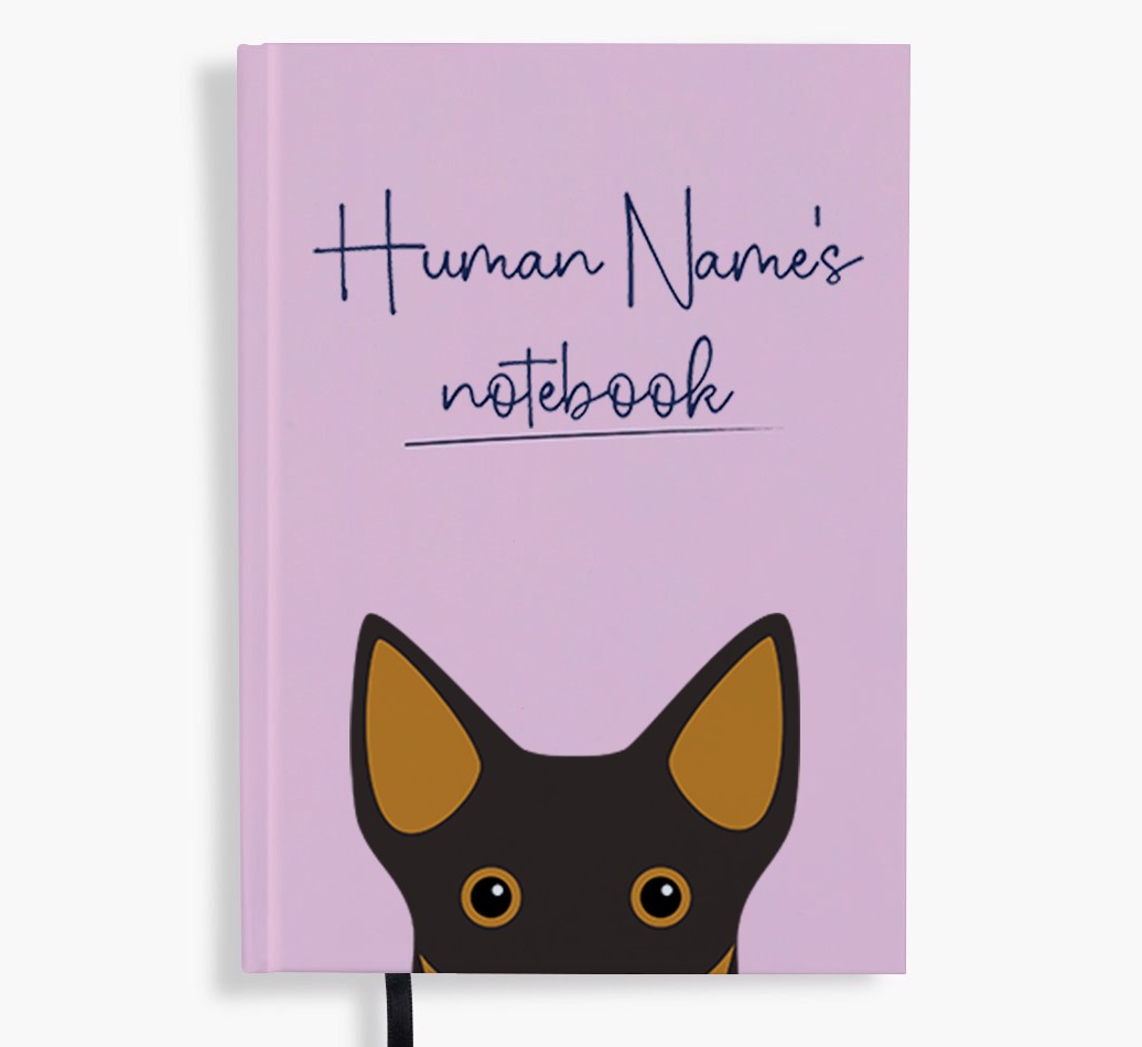 Handwritten: Personalised {breedFullName} Notebook