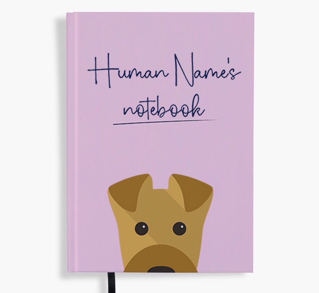 Handwritten: Personalised {breedFullName} Notebook